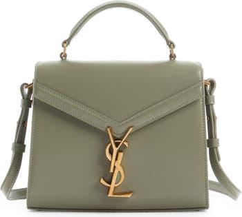 Saint Laurent Mini Cassandra Leather Top Handle Bag | Nordstrom