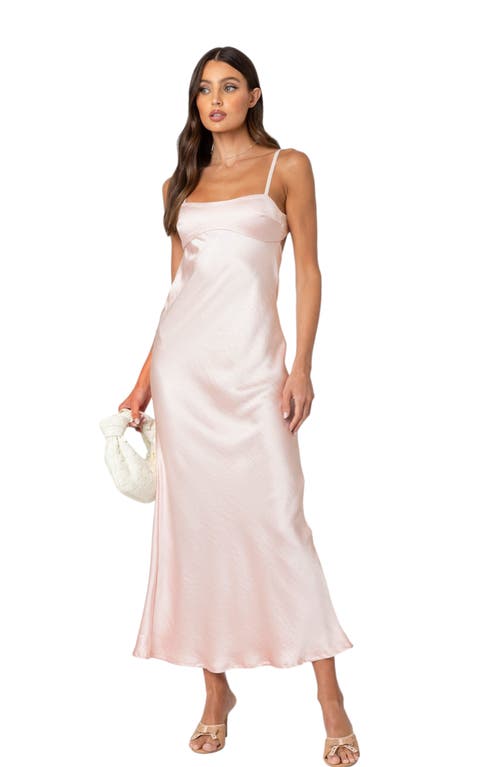 EDIKTED EDIKTED VIENNA OPEN BACK SATIN DRESS