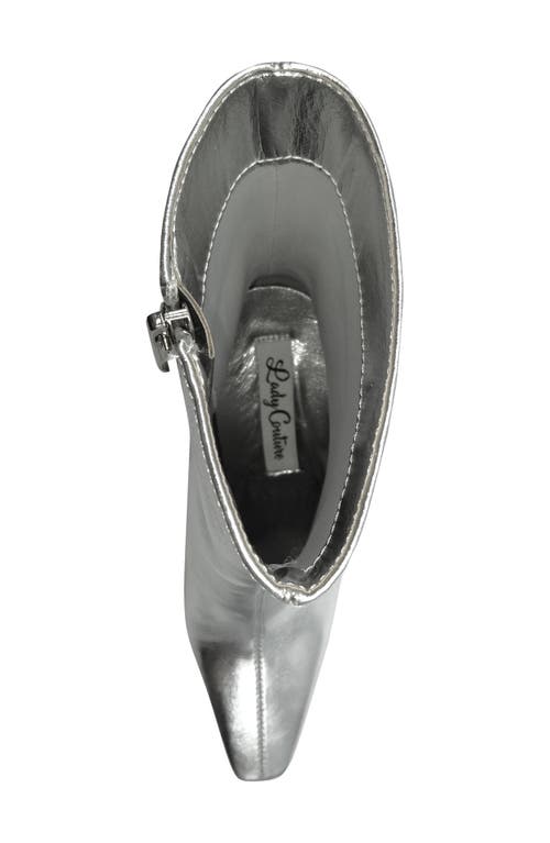 Lady Couture Molly Bootie In Silver