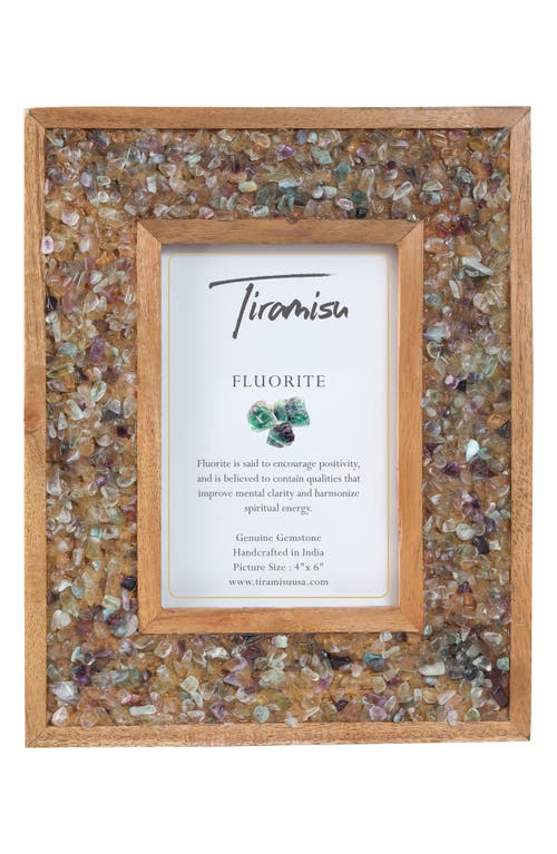 Tiramisu Gemstone Picture Frame In Beige Multi
