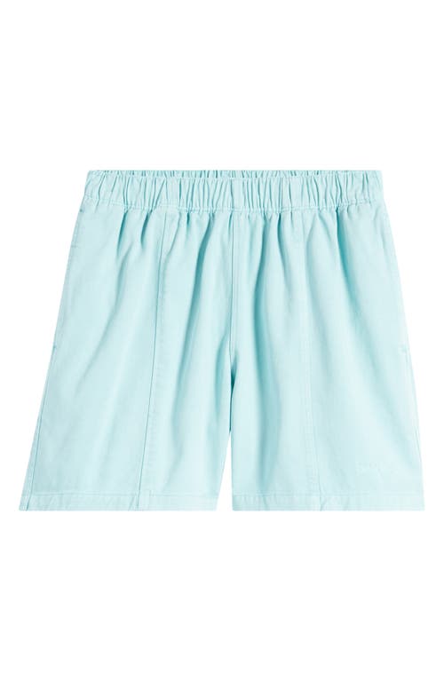 Saturdays NYC Mario Cotton Gym Shorts Canal Blue at Nordstrom,