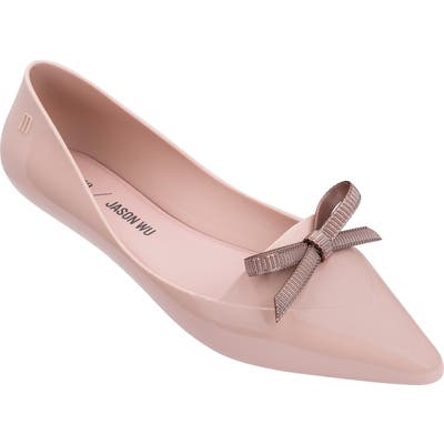 Melissa X Jason Wu Bow Jelly Flat, Pink