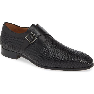 Mezlan Sabato Monk Strap Shoe- Black
