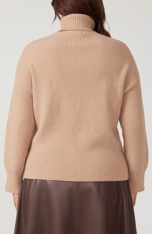Estelle Cadence Turtleneck Sweater In Beige