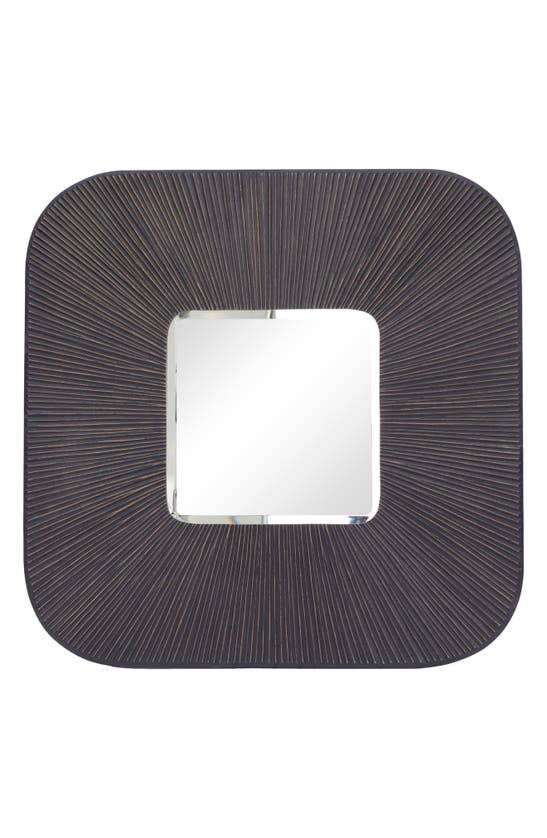Sonoma Sage Home Textured Square Wall Mirror In Gray