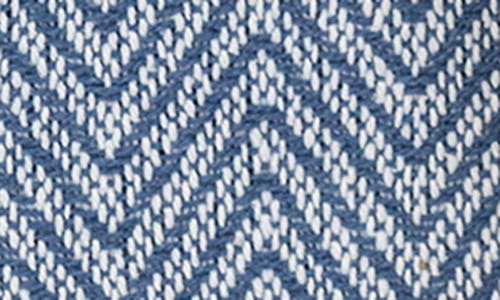 Parkland Collection Kai Stripe Fringe Trim Throw Blanket In Blue