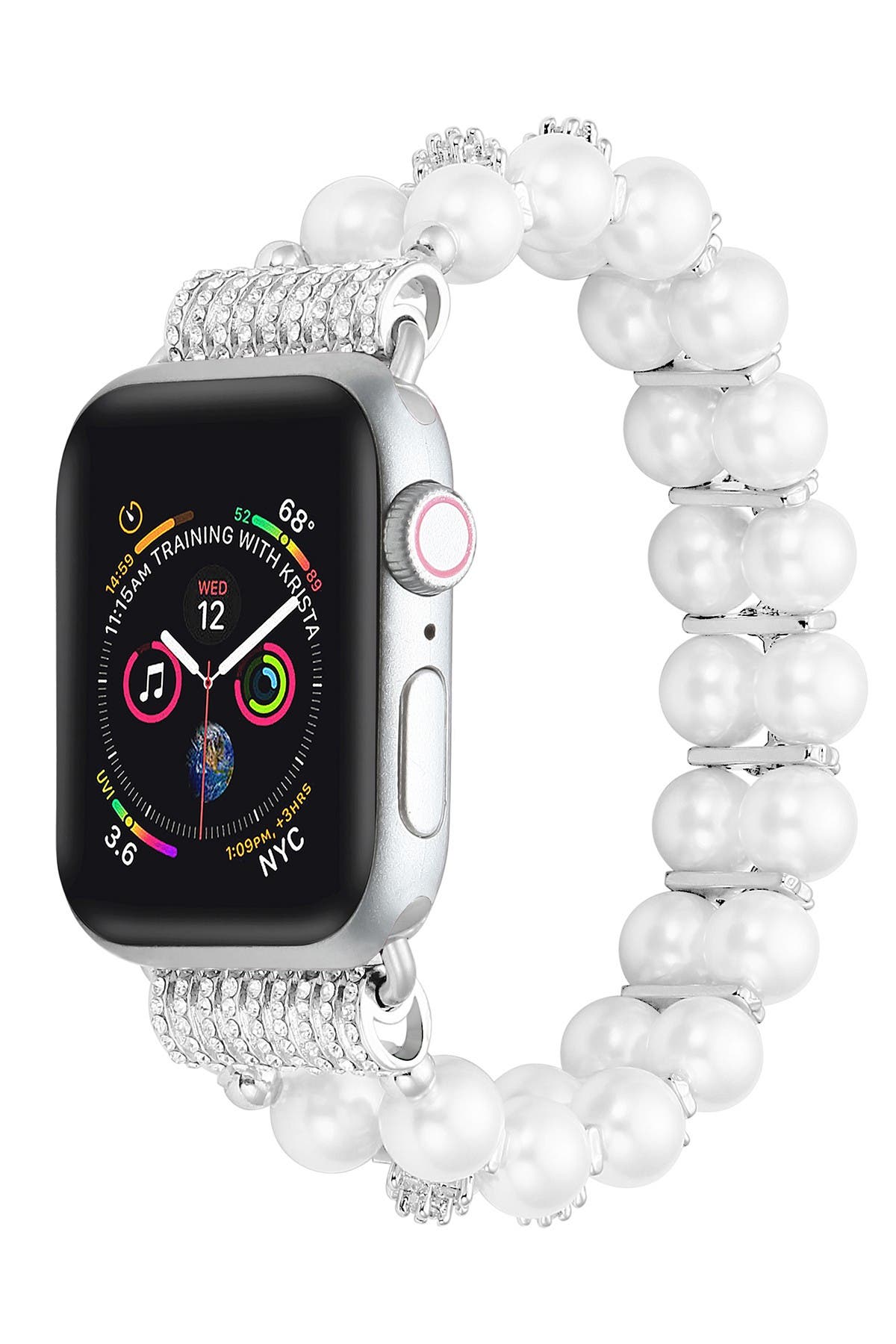 Posh Tech Skinny Faux Pearl Apple Watch Replacement Band 42mm 44mm Nordstrom Rack