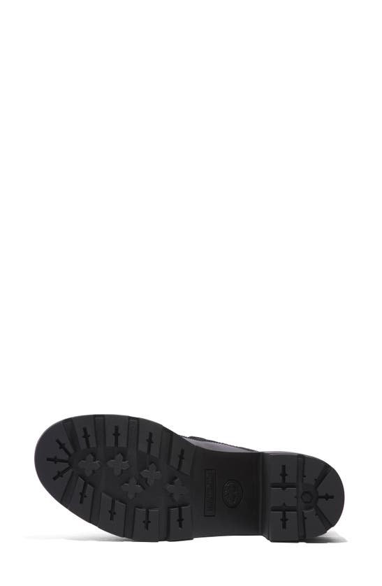 Shop Timberland Allington Heights Platform Fisherman Sandal In Black Full Grain