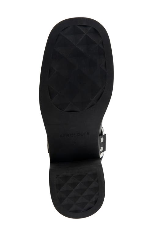 Aerosoles Maya Slingback Mule In Black Leather