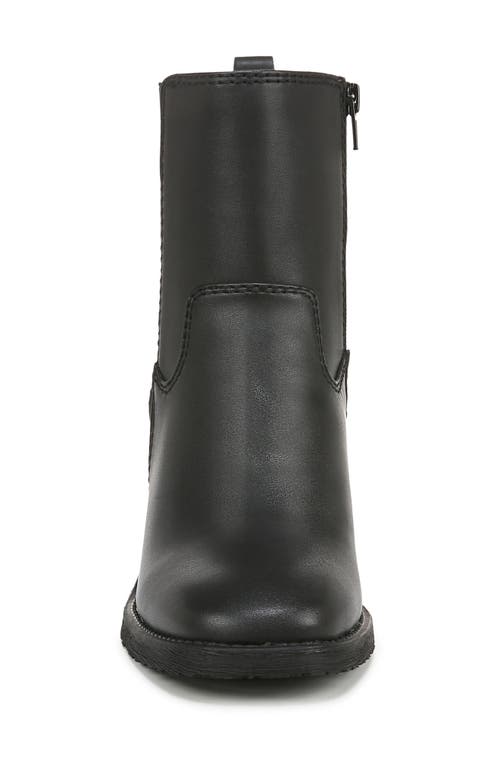 Zodiac Claret Womens Zipper Faux Leather Chelsea Boots In Black