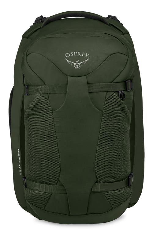 Osprey Farpoint 55-Liter Travel Backpack in Gopher Green at Nordstrom