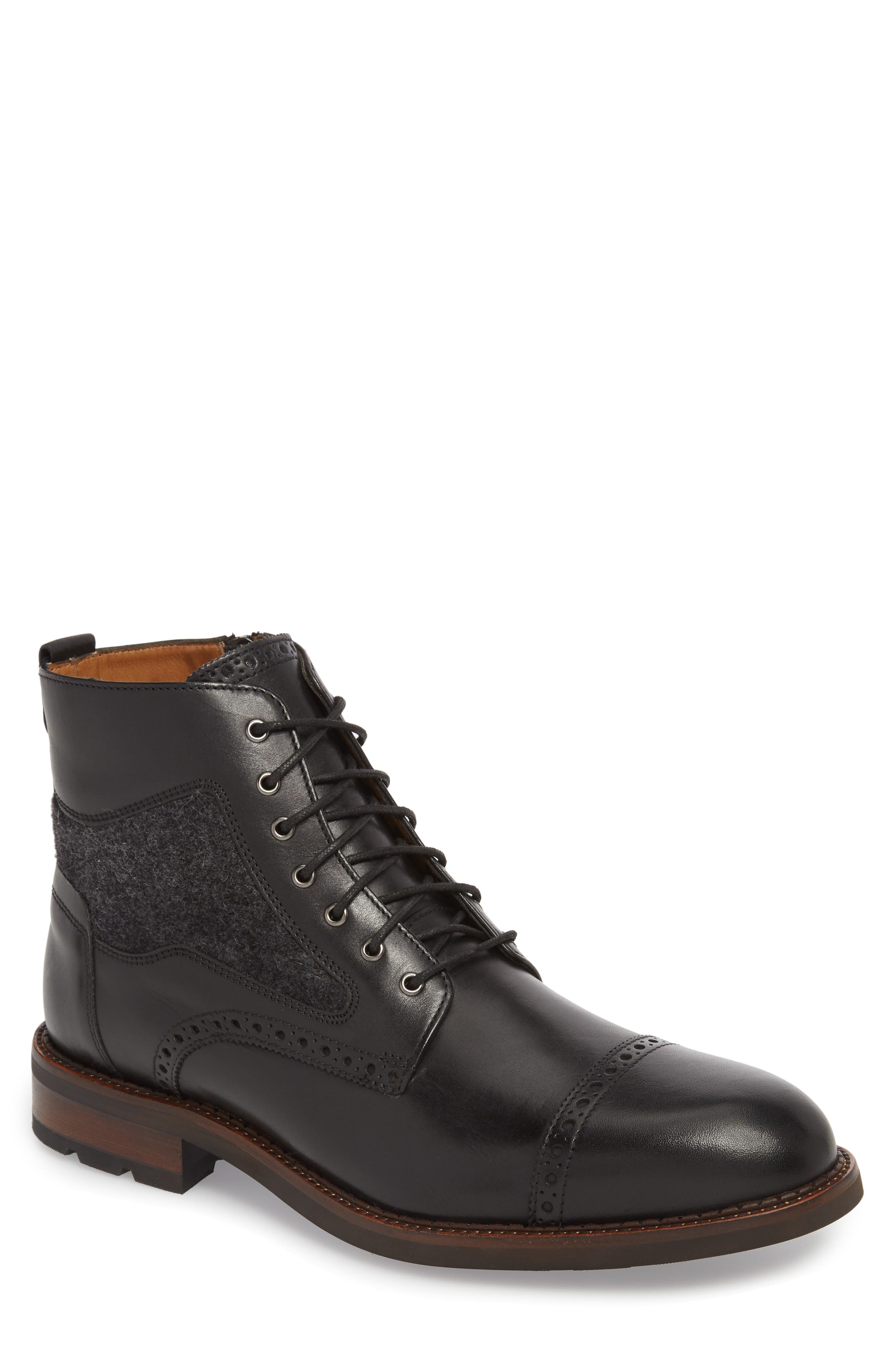 johnston and murphy fullerton cap toe boot