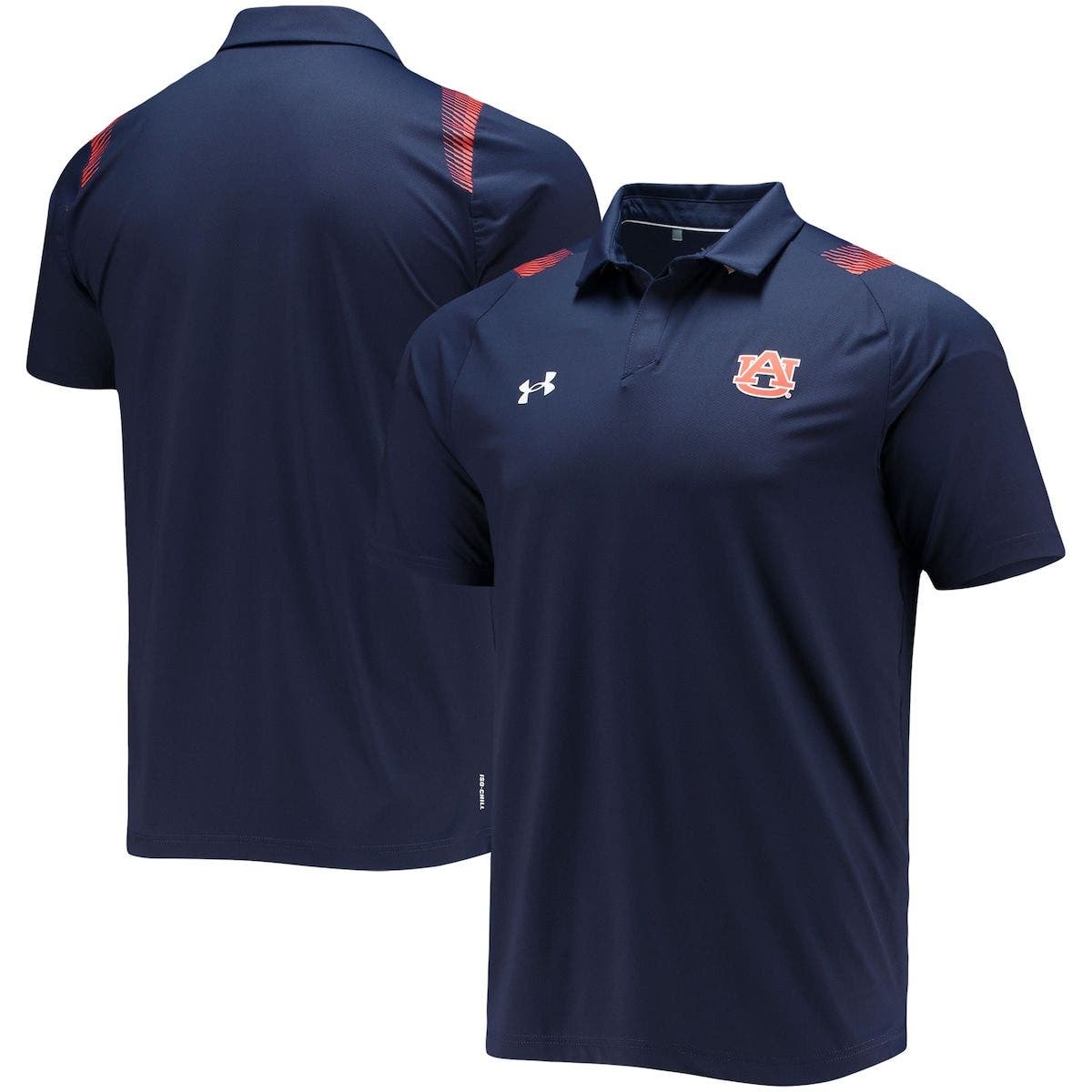 under armour auburn men's polo