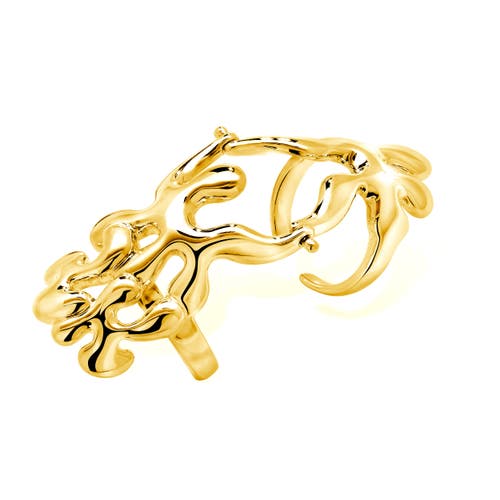 Lucy Quartermaine Women's Splash Armour Ring In Gold Vermeil In Gold