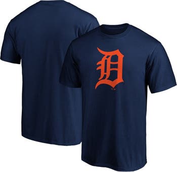 Nike Detroit Tigers Navy Team Logo Long Sleeve T-Shirt