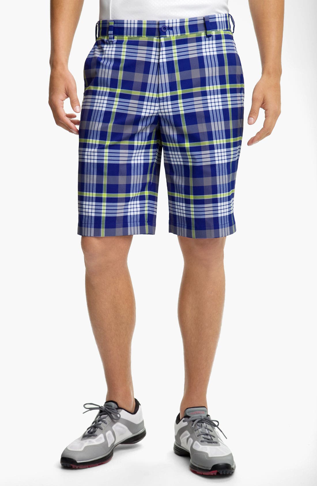 nike plaid golf shorts