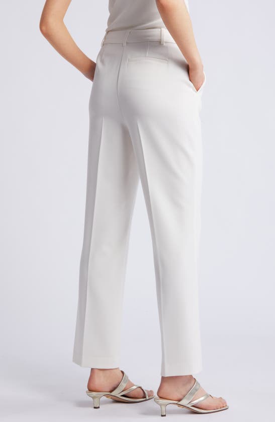 Shop Nordstrom Bootcut Trousers In Ivory Cloud
