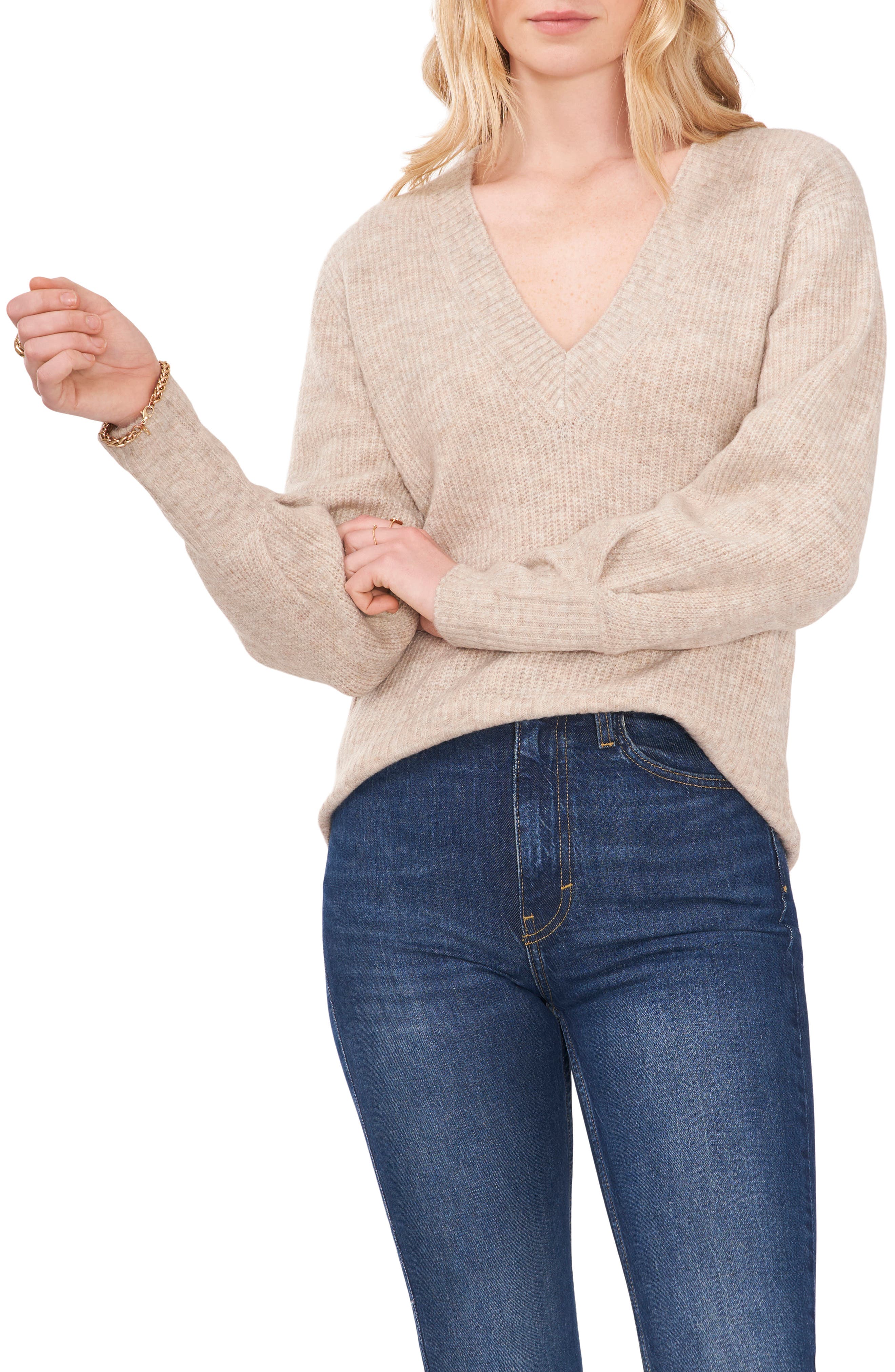 womens heather oatmeal sweater | Nordstrom