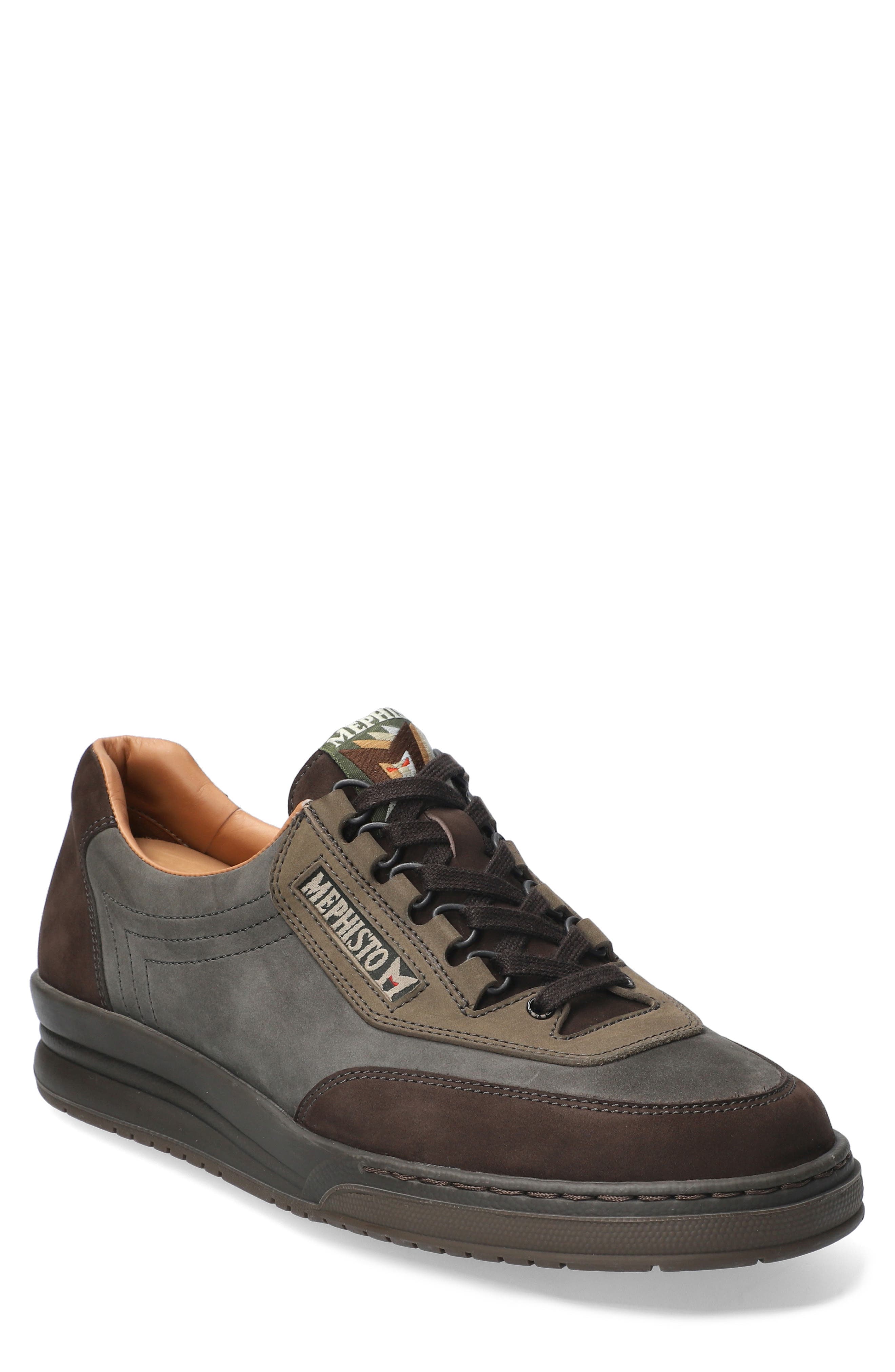 Mephisto 'Match' Walking Shoe in Dark Brown Multi Smart Closet