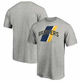 Milwaukee Brewers '47 Brand Navy Dissipate Long Sleeve T-Shirt
