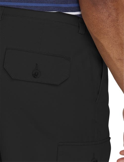 Shop Harbor Bay By Dxl Continuous Comfort Cargo Pants In Black