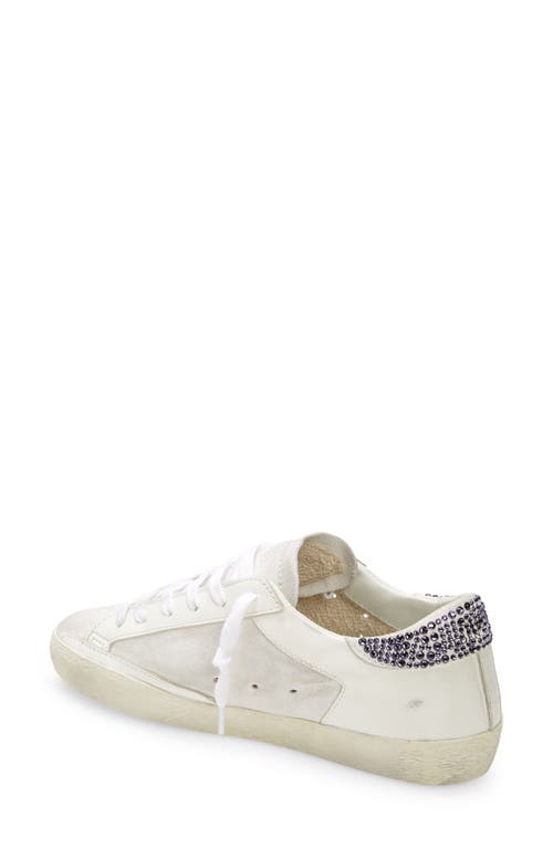 Shop Golden Goose Super-star Sneaker In White/lilac