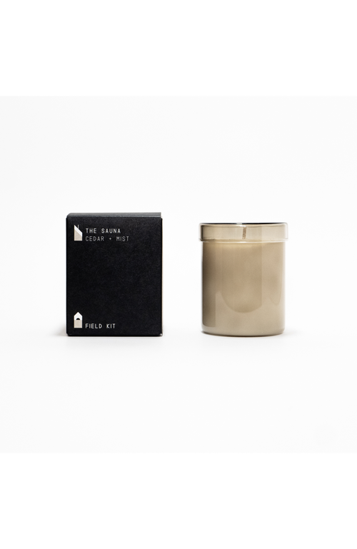 Field Kit The Sauna Candle In Grey