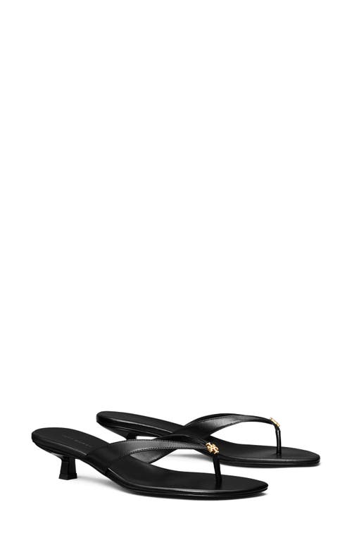 Tory Burch Capri Flip Flop Perfect Black /Gold at Nordstrom,