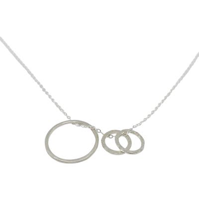 Nashelle Identity Mama & Child 3-Hoop Necklace