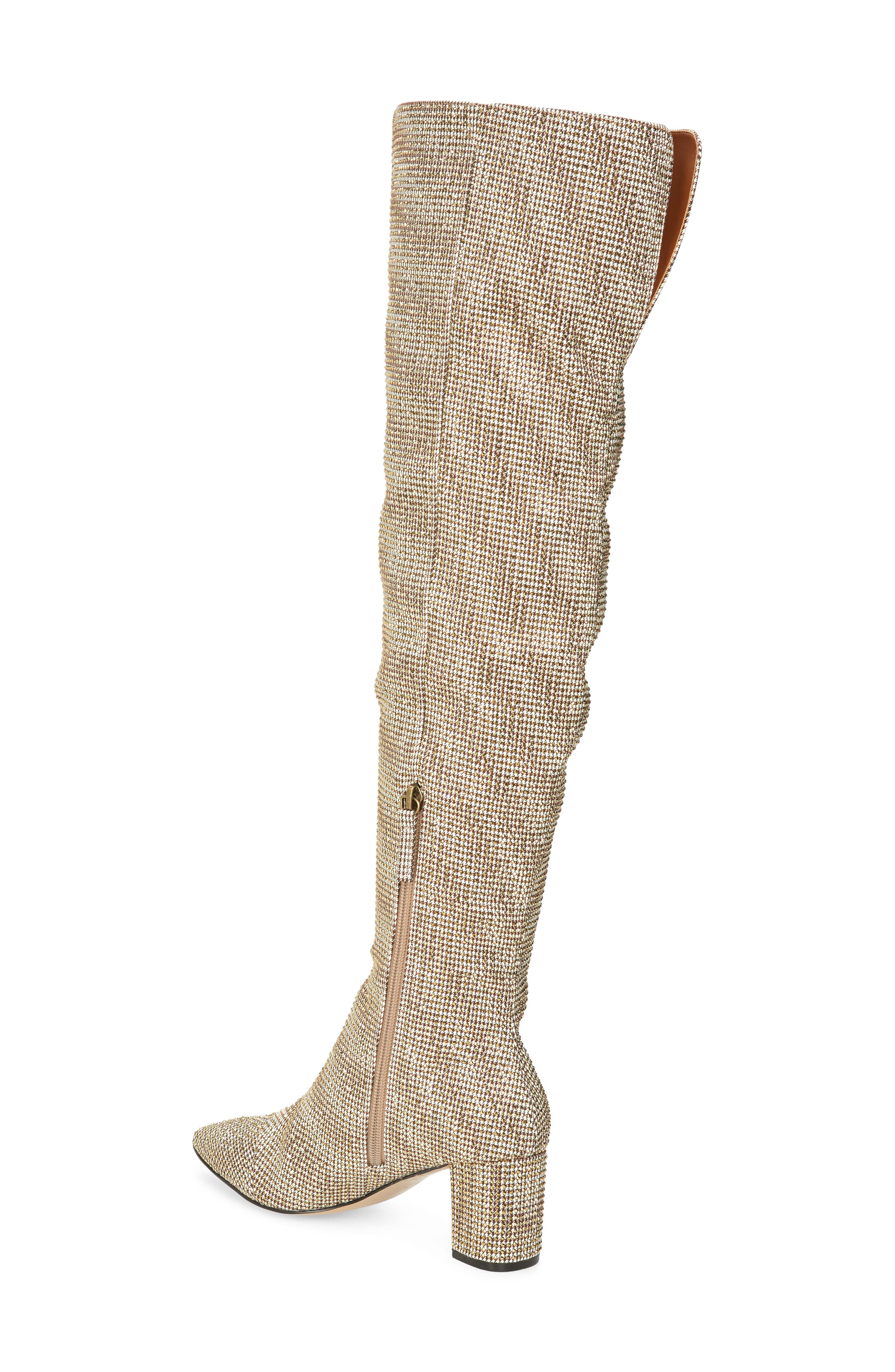 Kurt Geiger London Burlington Over The Knee Boot in Dark Beige