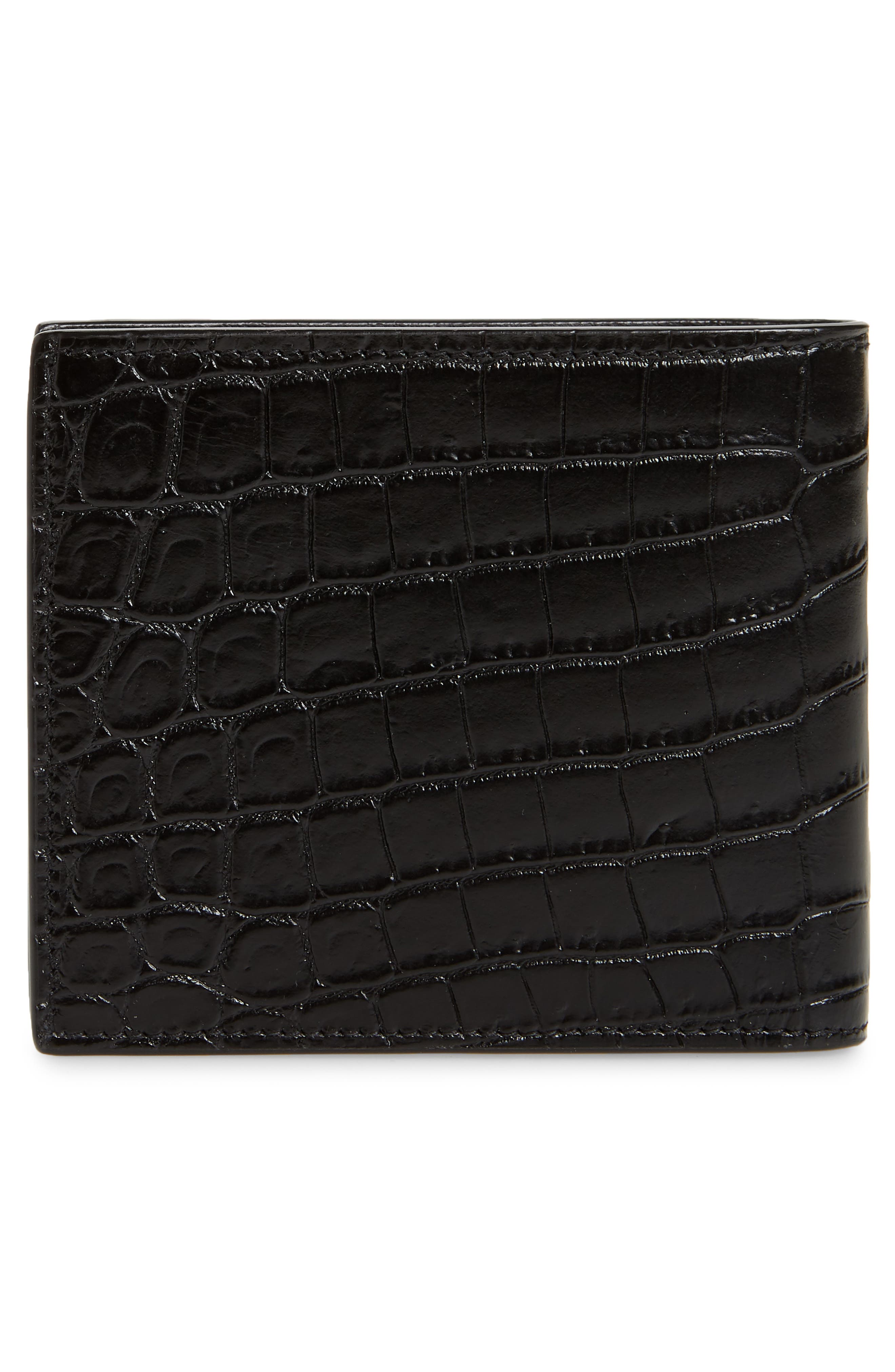 croc leather slip on