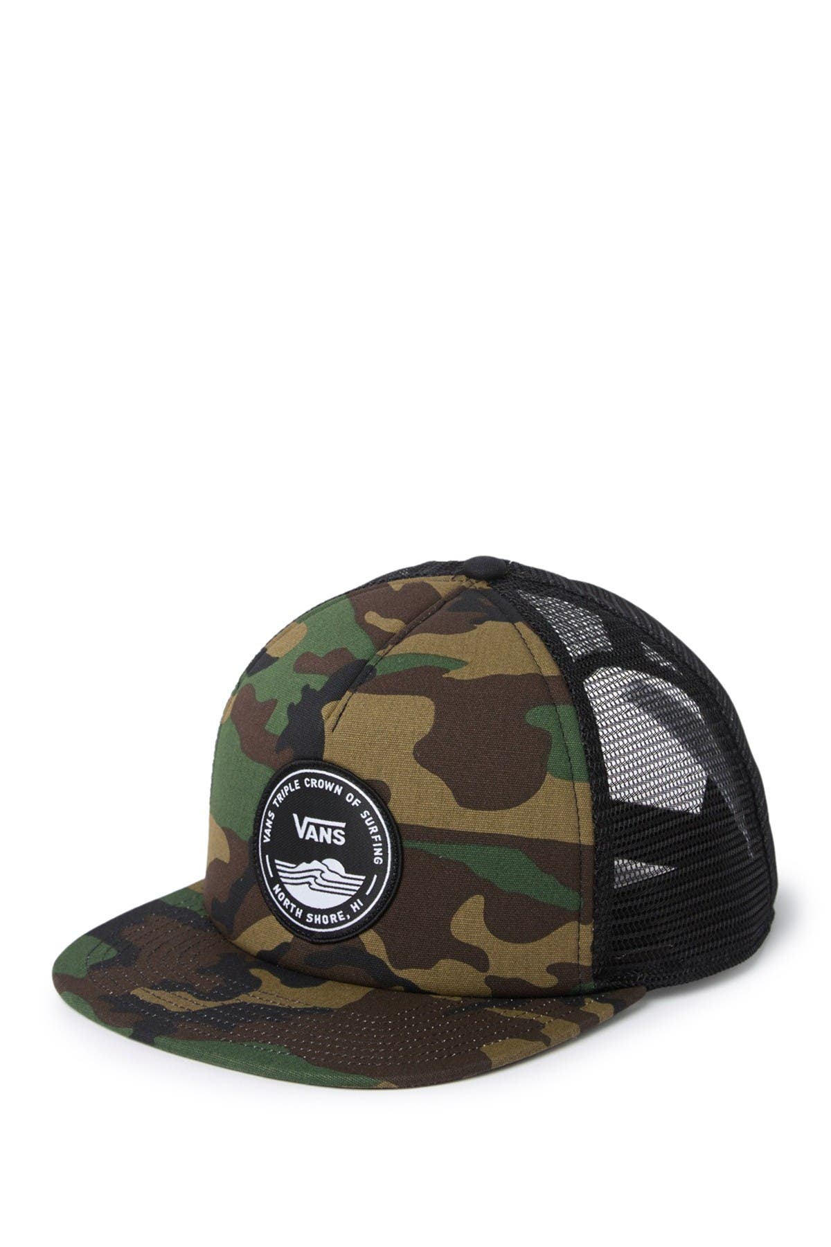 vans camo snapback