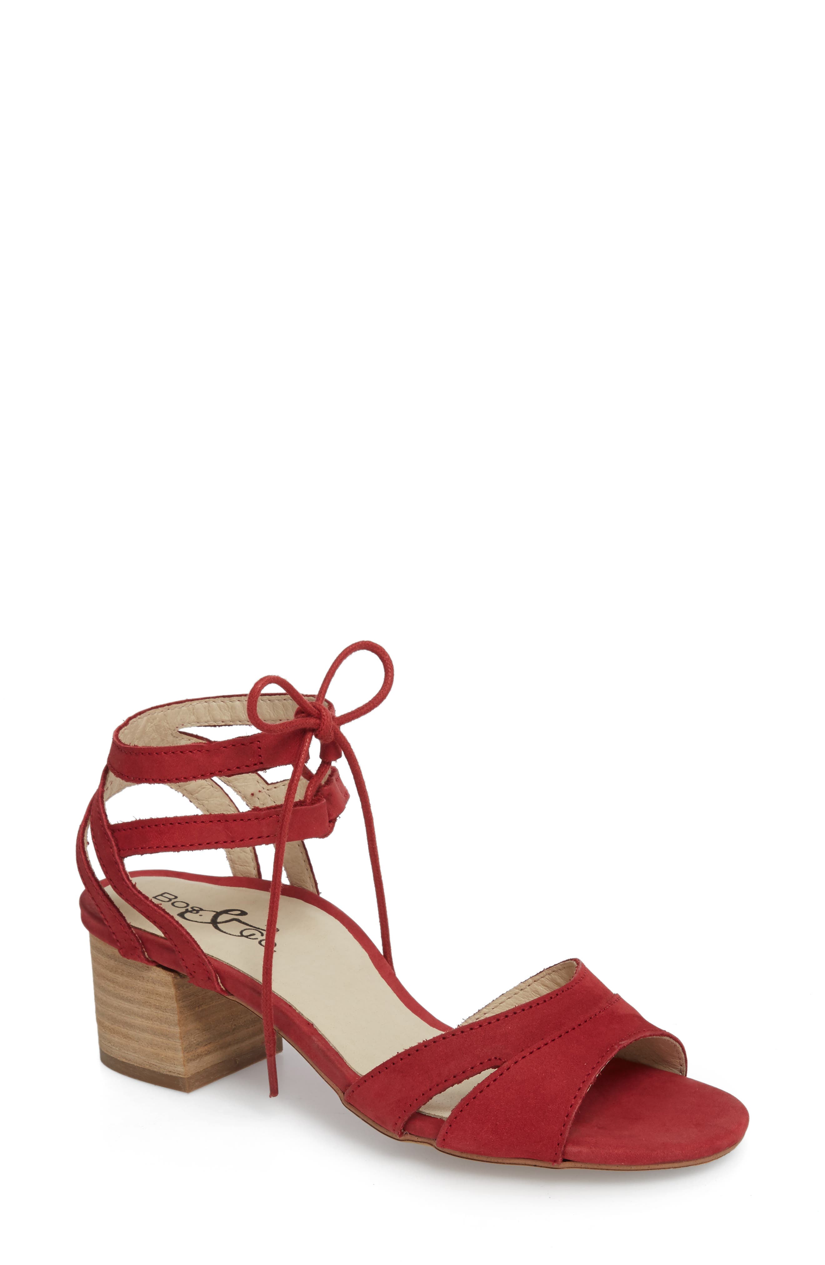 Bos. & Co. Zorita Sandal, Red