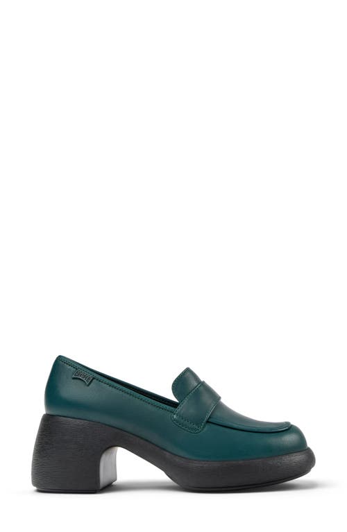 Shop Camper Thelma Platform Loafer In Dark Green