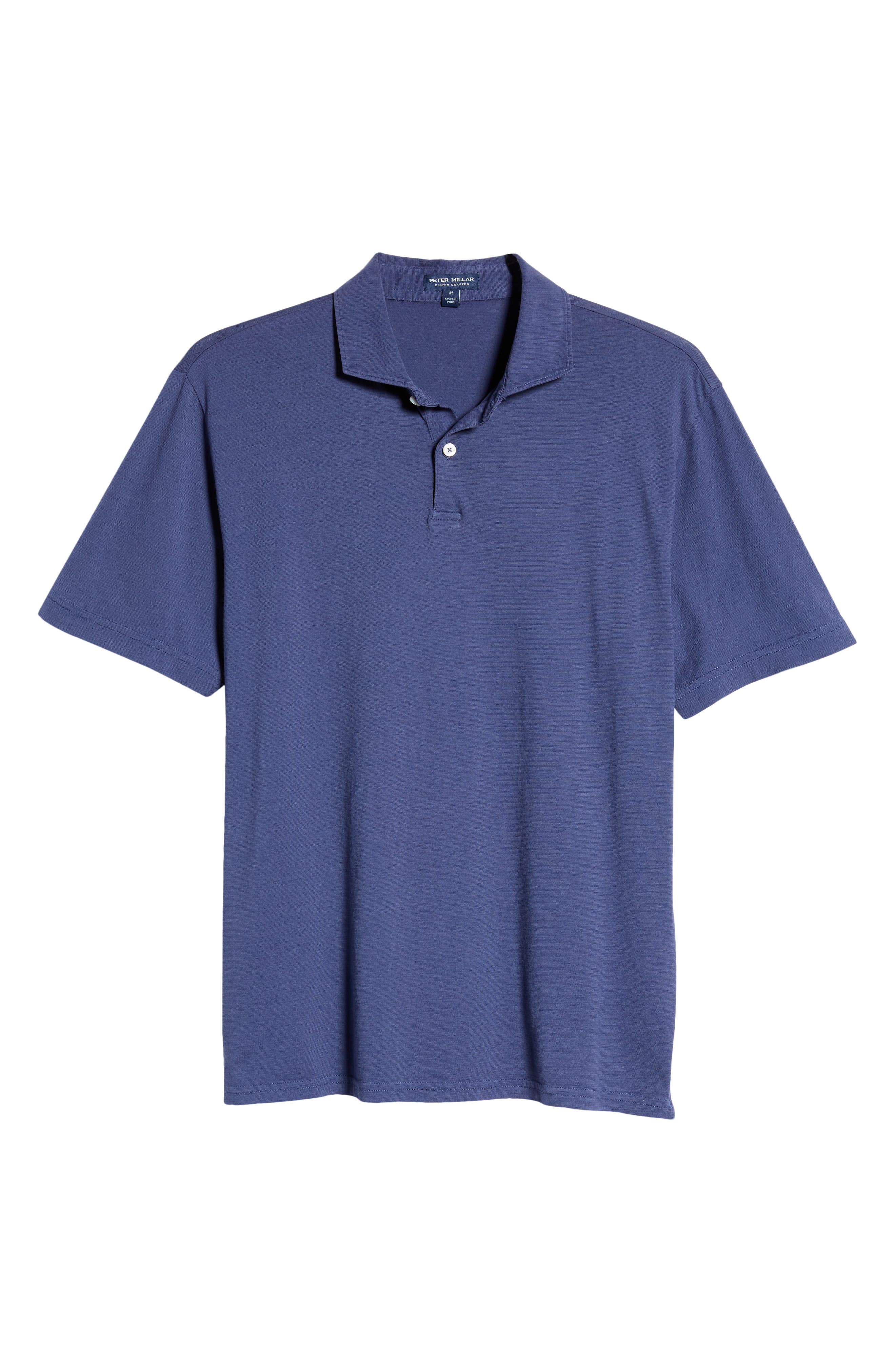 Peter Millar - Crown Cotton-Blend Piqué Half-Zip Sweatshirt - Blue Peter  Millar
