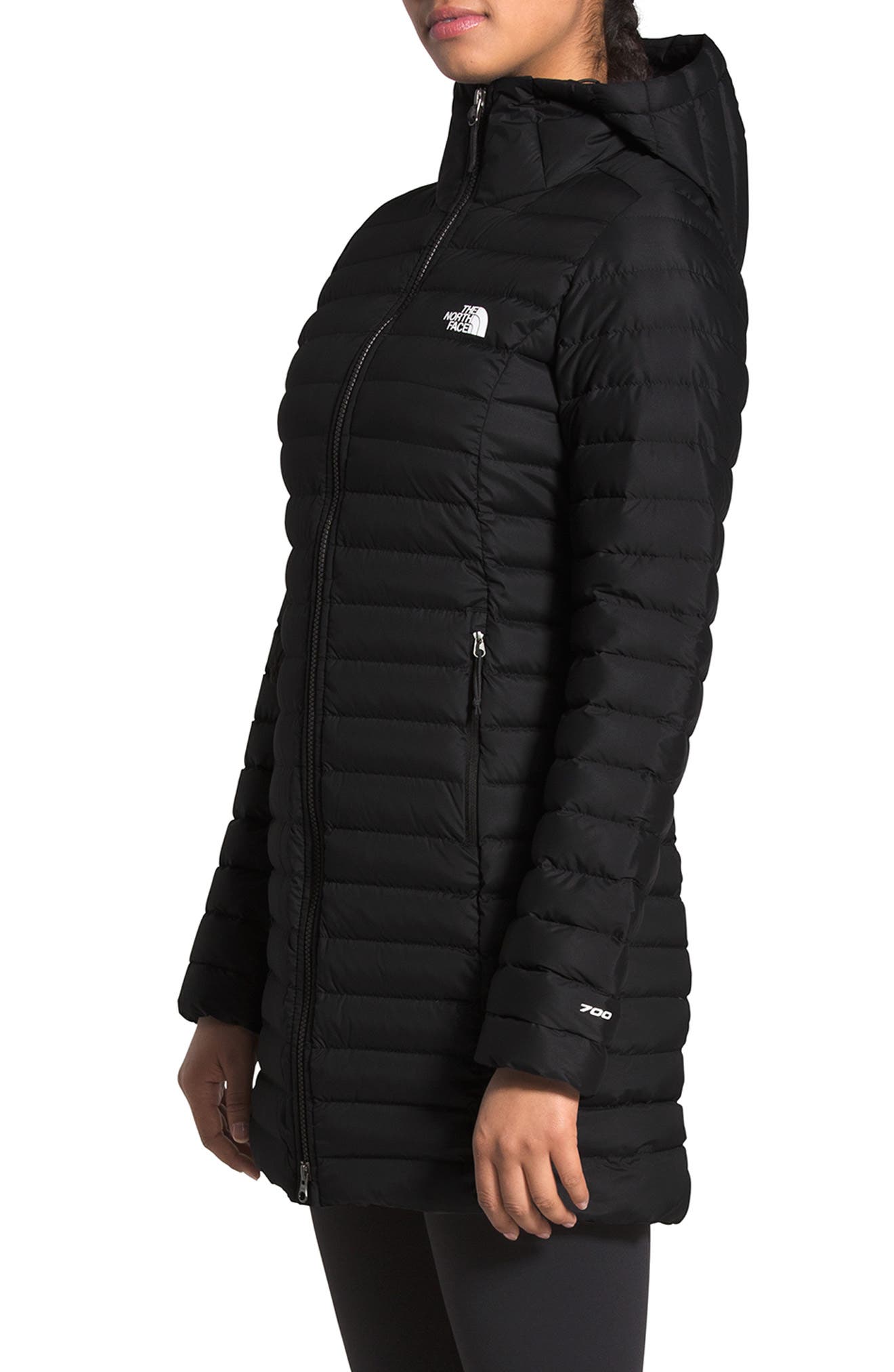 the north face stretch down padded parka