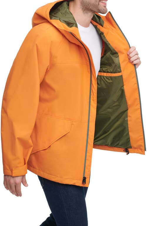 Levi's® Performance Rain Slick Hooded Jacket In Orange