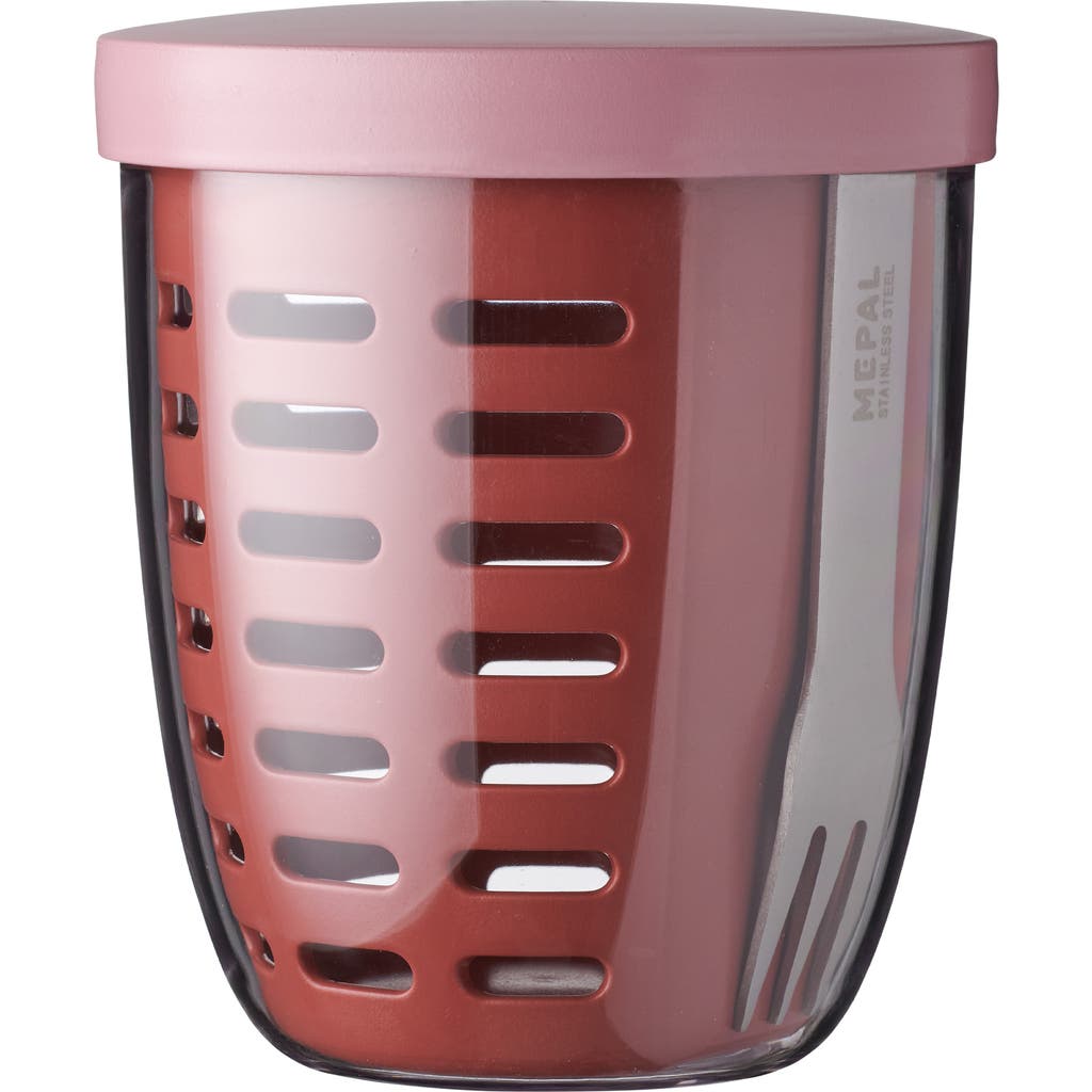 Mepal Ellipse Fruit & Veggie Pot In Vivid Mauve