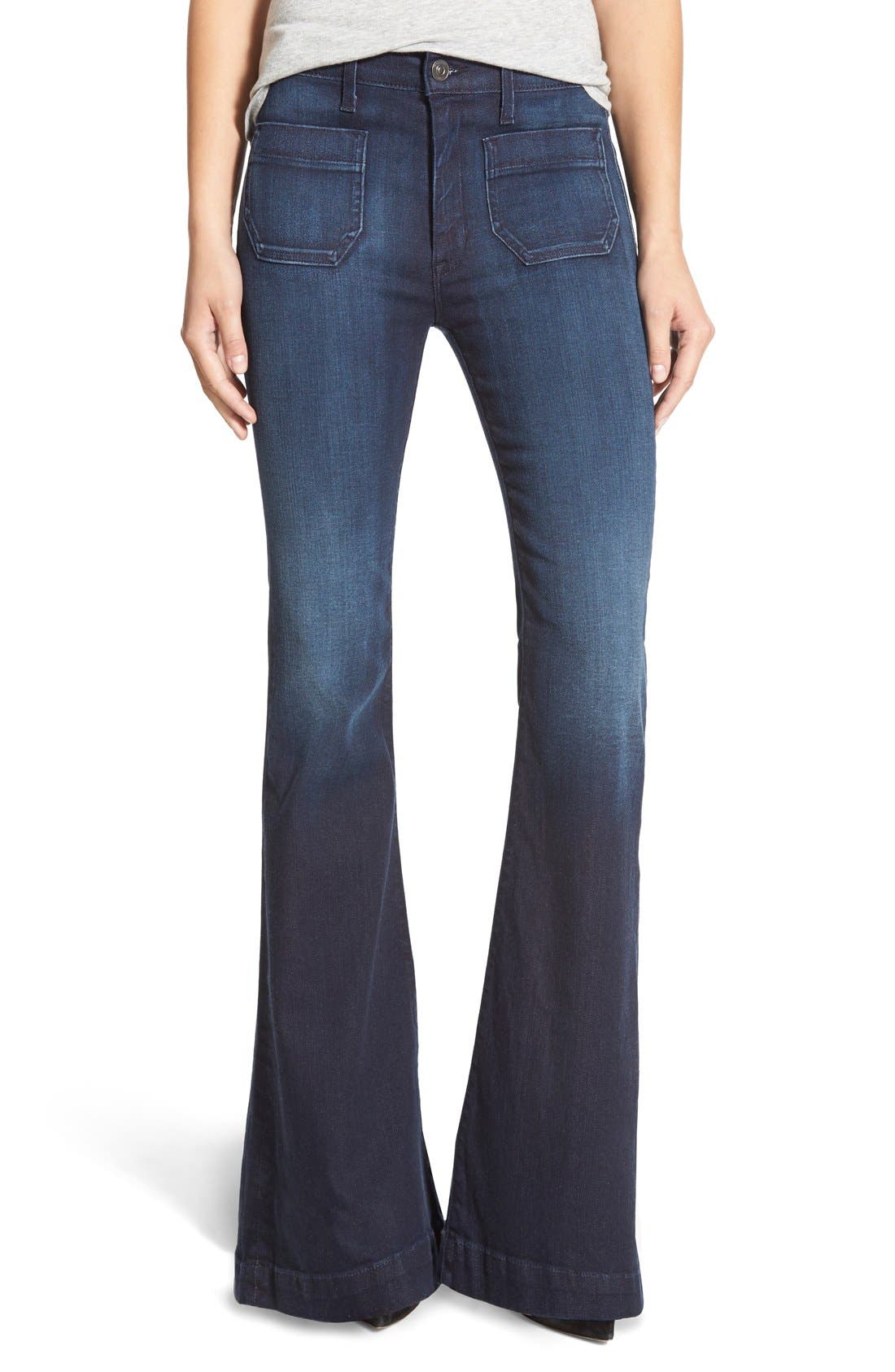 hudson taylor high waist flare jeans