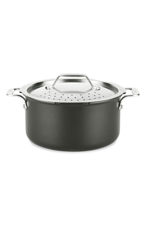 All-Clad Simply Strain 6-Quart Hard Anodized Nonstick Pot in Black at Nordstrom