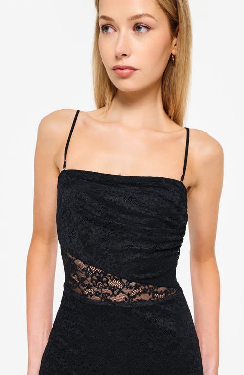 Shop Cami Nyc Marseille Lace Sheath Midi Dress In Black