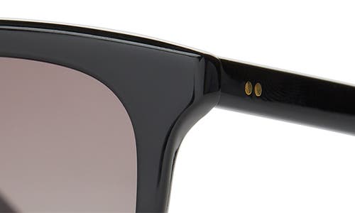 Toms Charmaine 54mm Square Sunglasses In Shiny Black/dark Grey