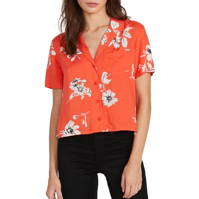 Volcom Gen Wow Leopard Print Shirt