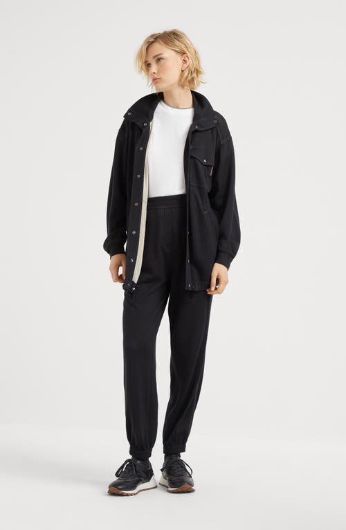 Shop Brunello Cucinelli Track Trousers In Black