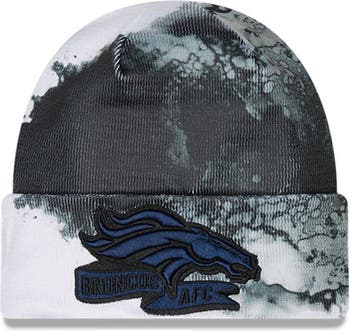 New Era Men's New Era Black Denver Broncos 2022 Sideline Ink Dye Tonal  Cuffed Knit Hat