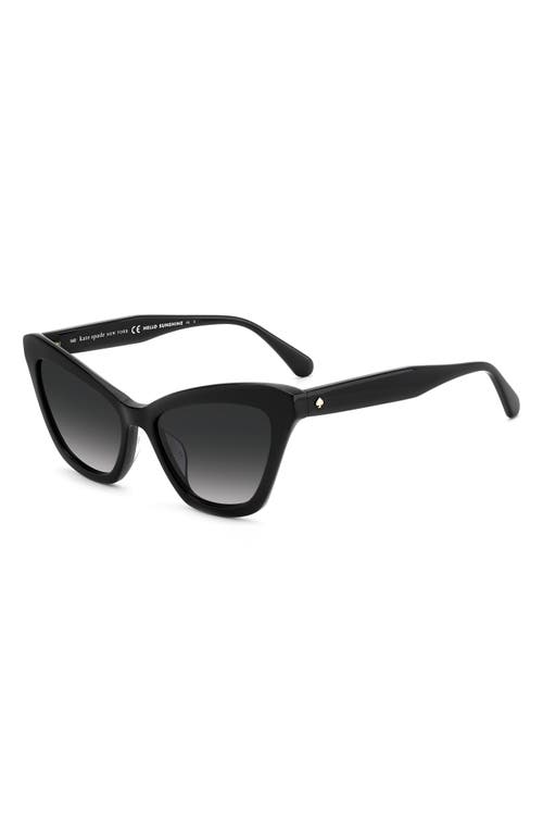 Kate Spade New York Amelie 54mm Gradient Cat Eye Sunglasses  display picture 2