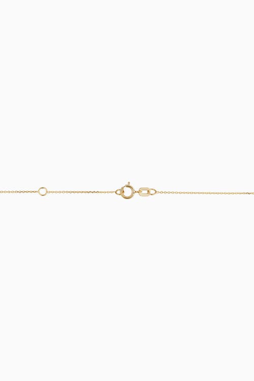 Shop Oradina 14k Yellow Gold Brooklyn Bar Station Drop Necklace