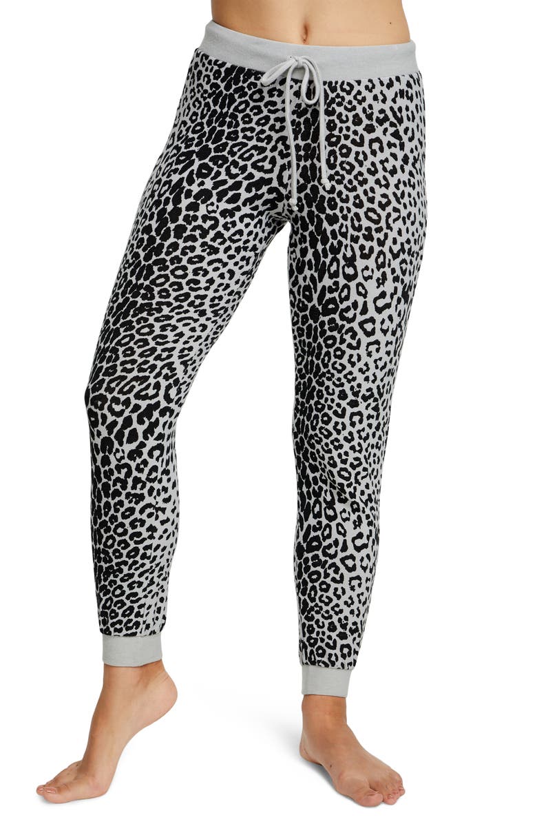 Chaser Cozy Leopard Jogger Pants | Nordstrom