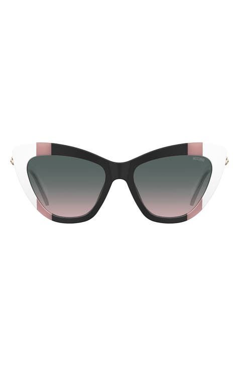 54mm Gradient Cat Eye Sunglasses