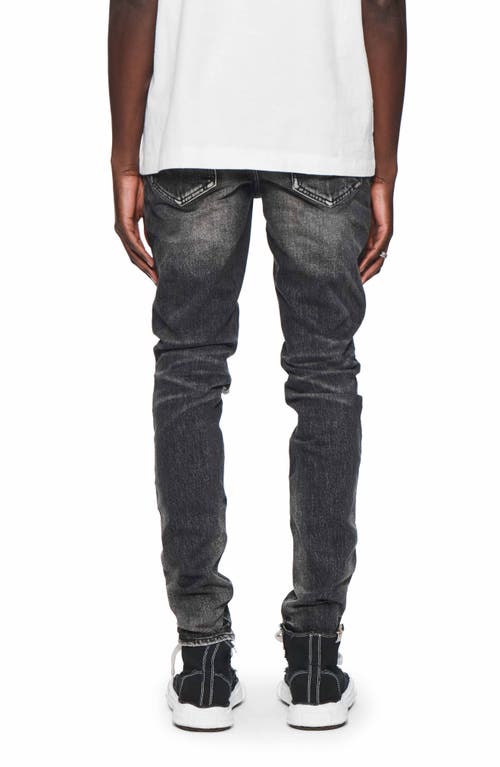 Shop Purple Brand Week Old Ripped Skinny Jeans In Black